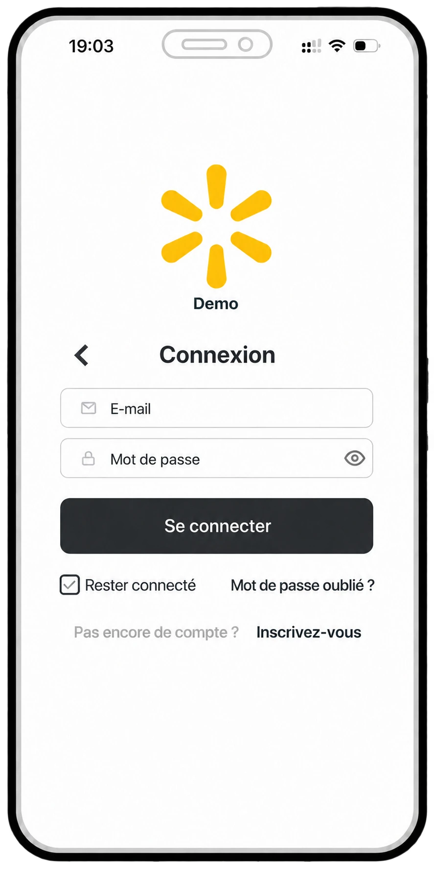Connexion à la communauté sur mobile